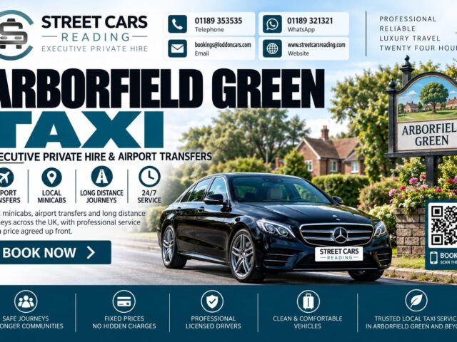 Arborfield Green Taxi Street Cars Reading
