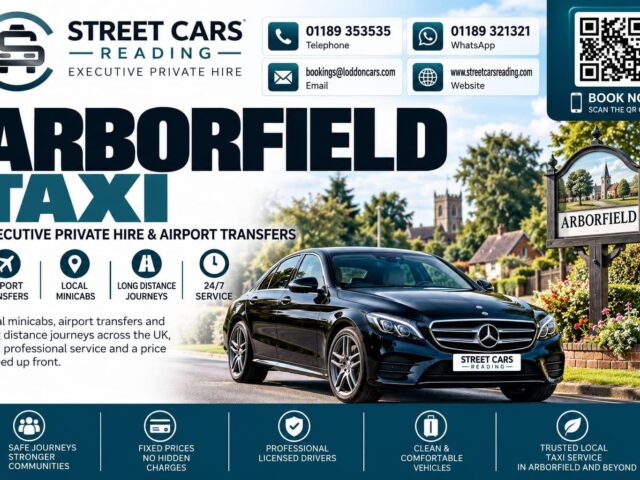 Arborfield Taxi Reliable Private Hire