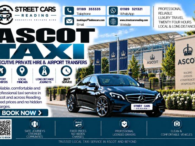 Ascot Taxi Street Cars Reading
