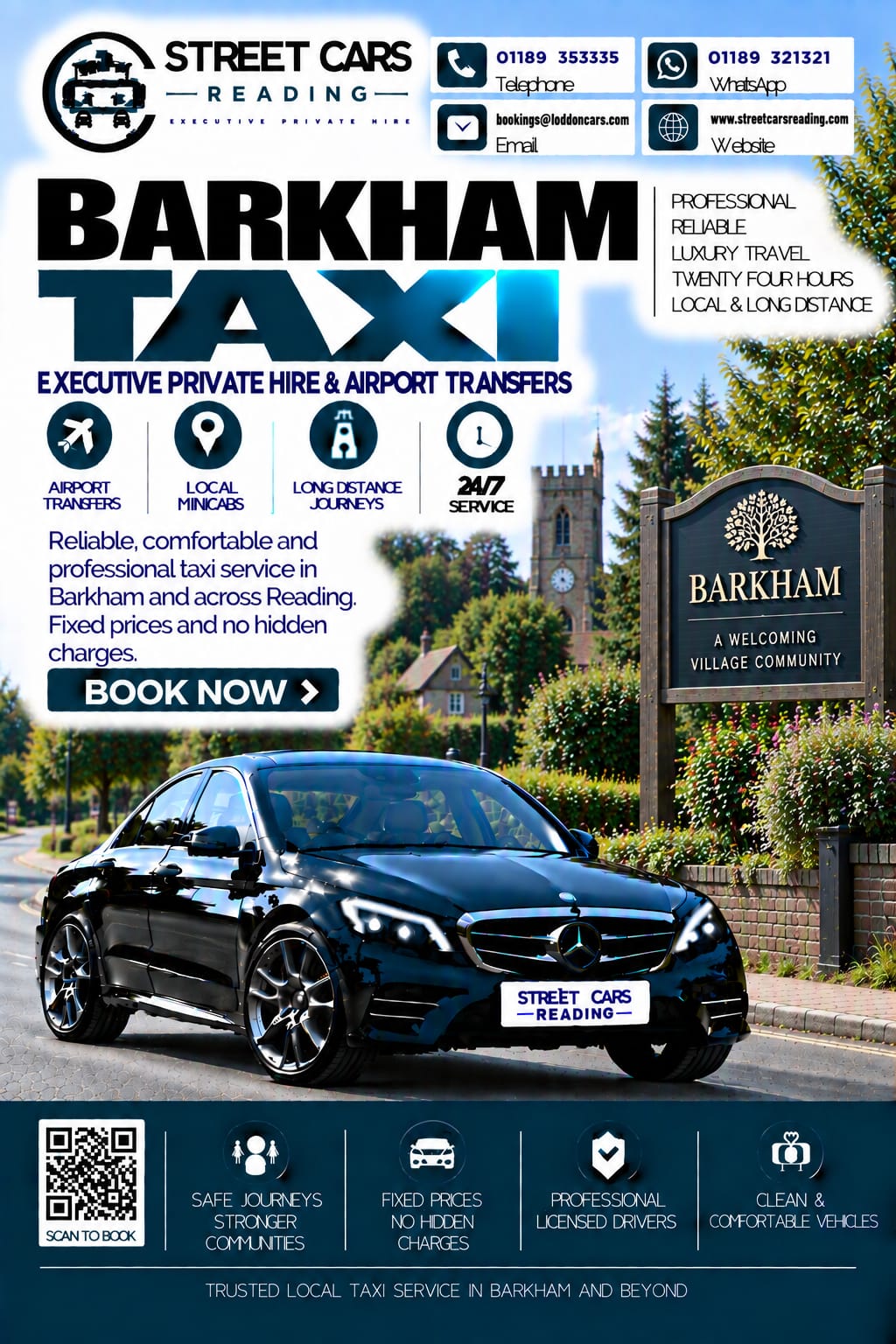 Barkham taxi service in Berkshire