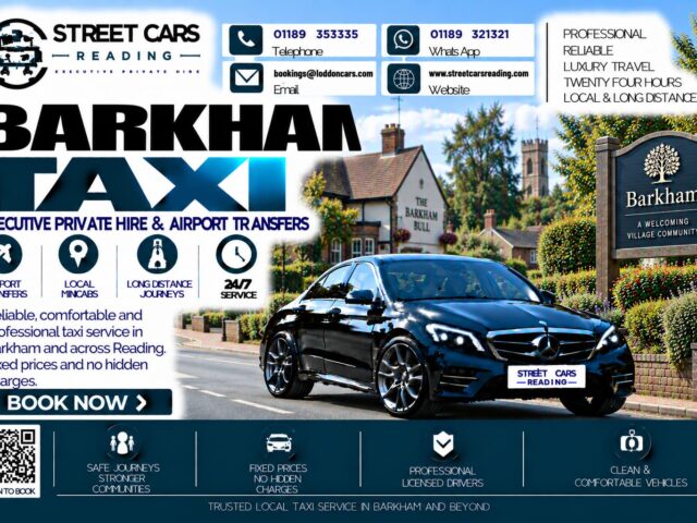 Barkham Taxi Street Cars Reading
