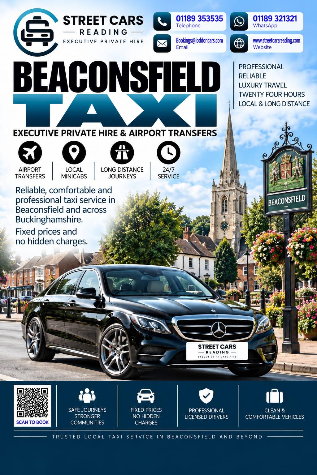 Beaconsfield taxi service in Buckinghamshire