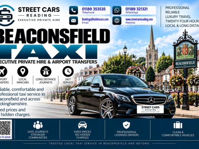 Beaconsfield Taxi Street Cars Reading