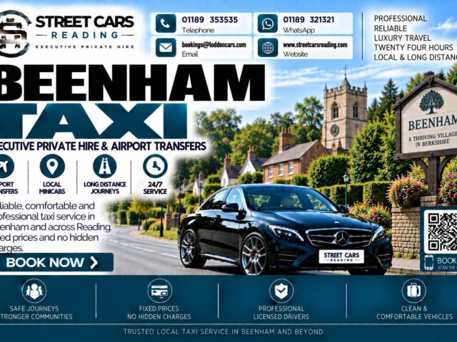 Beenham Taxi Street Cars Reading