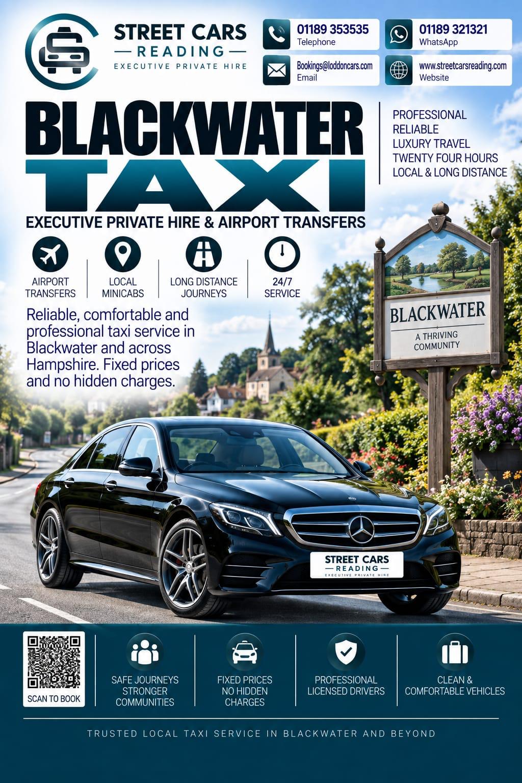 Blackwater taxi service in Hampshire