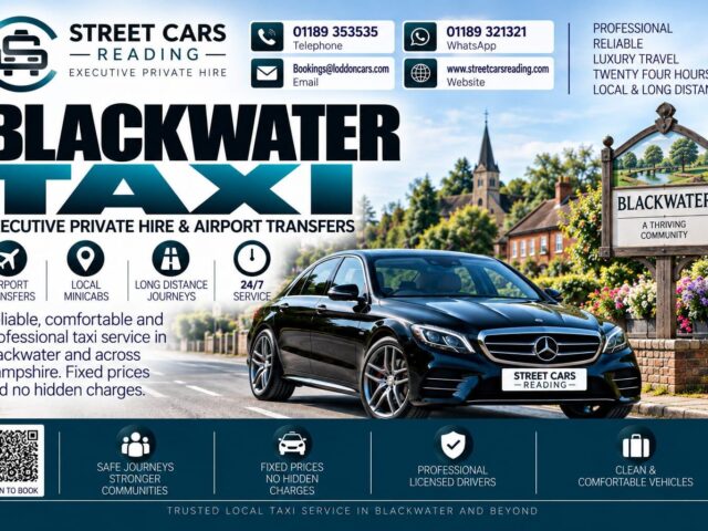 Blackwater Taxi Street Cars Reading