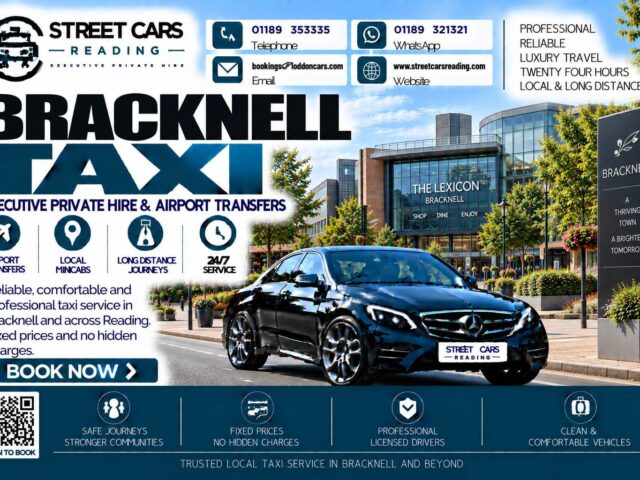 Bracknell Taxi Street Cars Reading