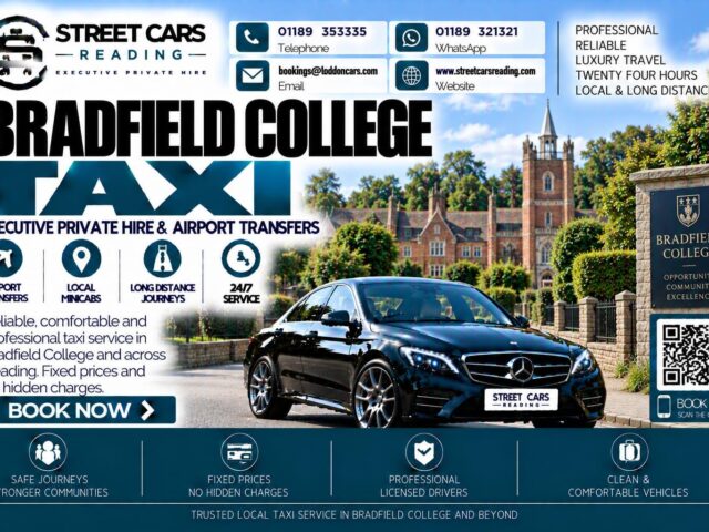 Bradfield College Taxi Street Cars Reading
