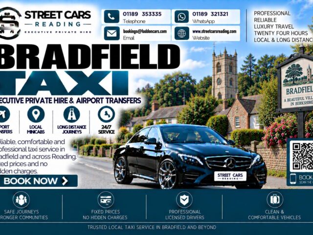 Bradfield Taxi Street Cars Reading
