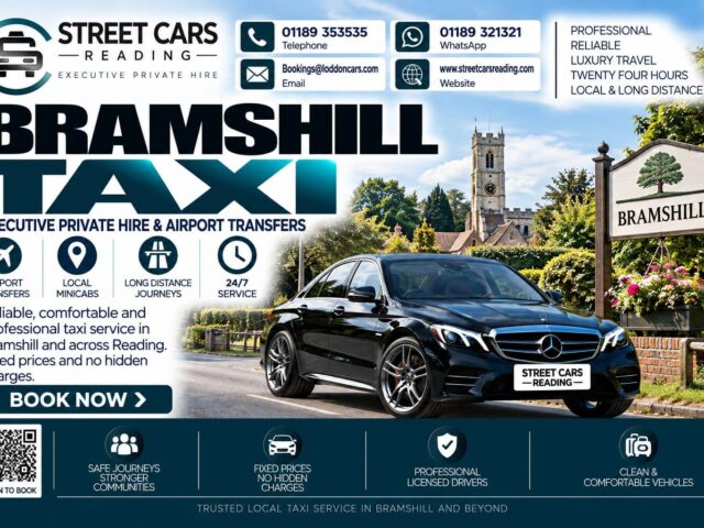 Bramshill Taxi Street Cars Reading