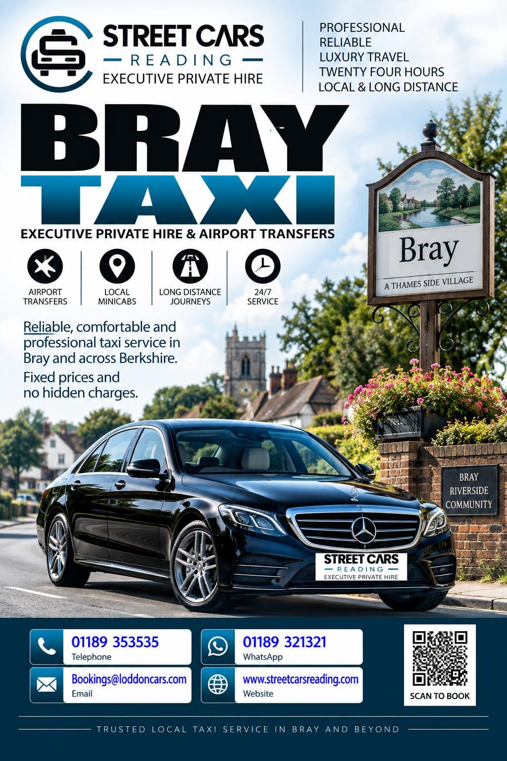 Bray taxi service in Berkshire