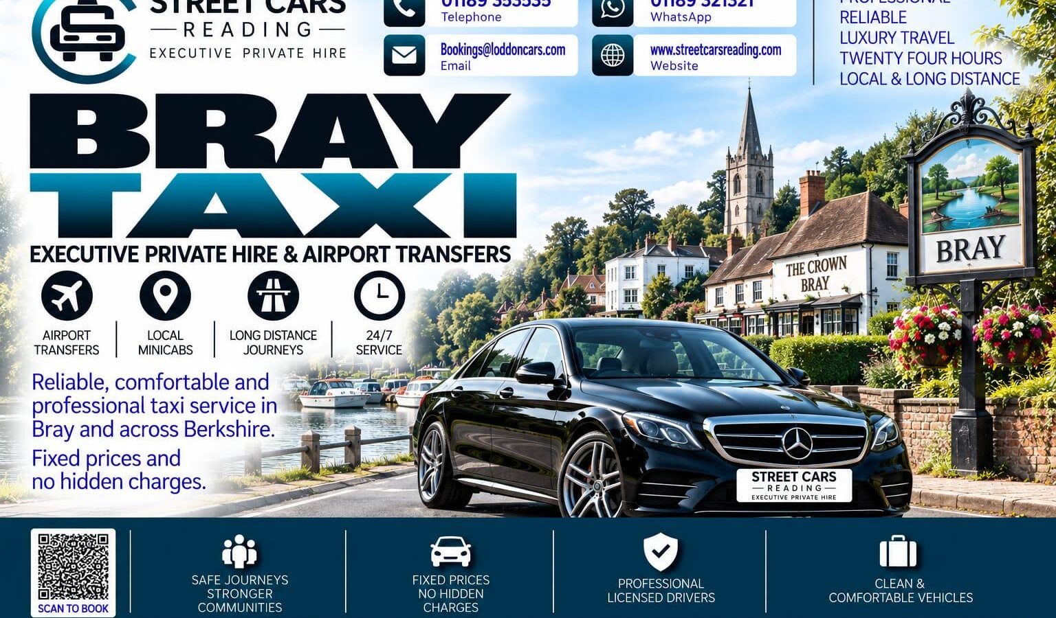 Bray Taxi Street Cars Reading