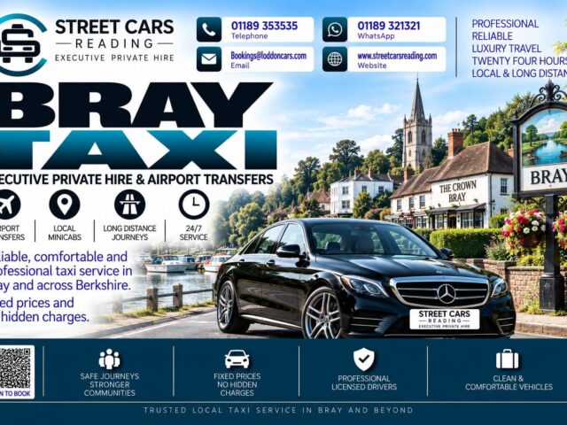 Bray Taxi Street Cars Reading
