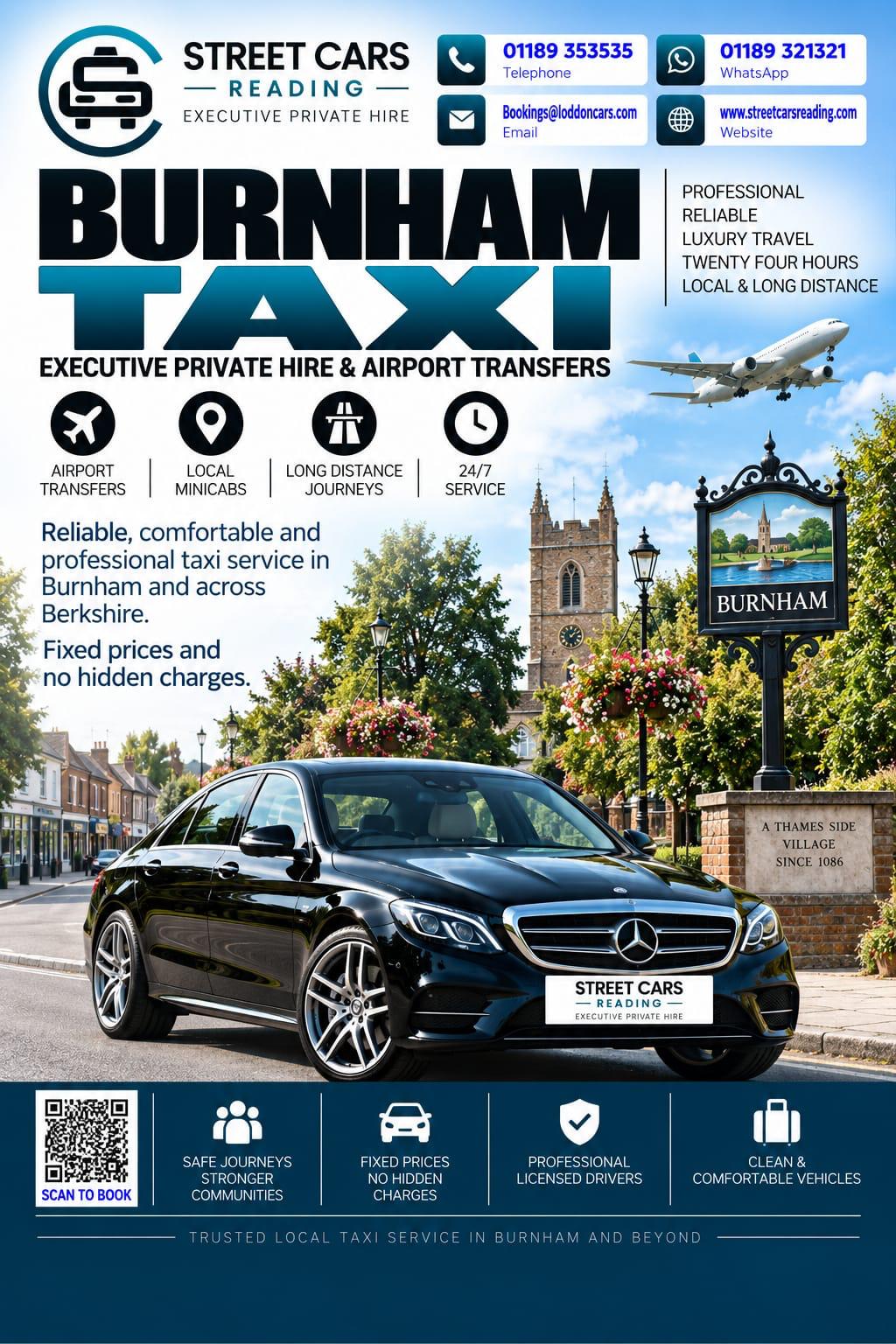 Burnham taxi service near Slough and Heathrow