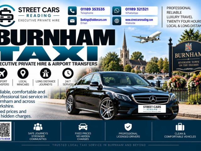 Burnham Taxi Street Cars Reading