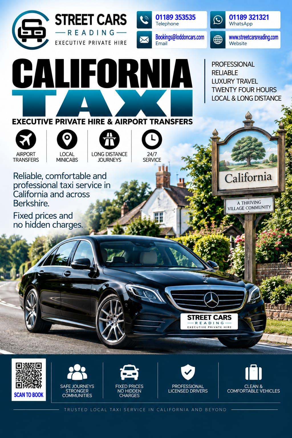 California taxi service near Wokingham