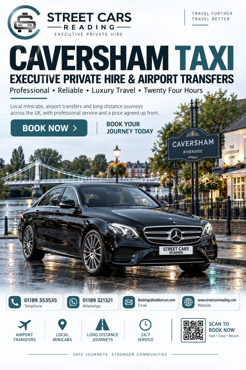 Caversham taxi service in Reading Berkshire