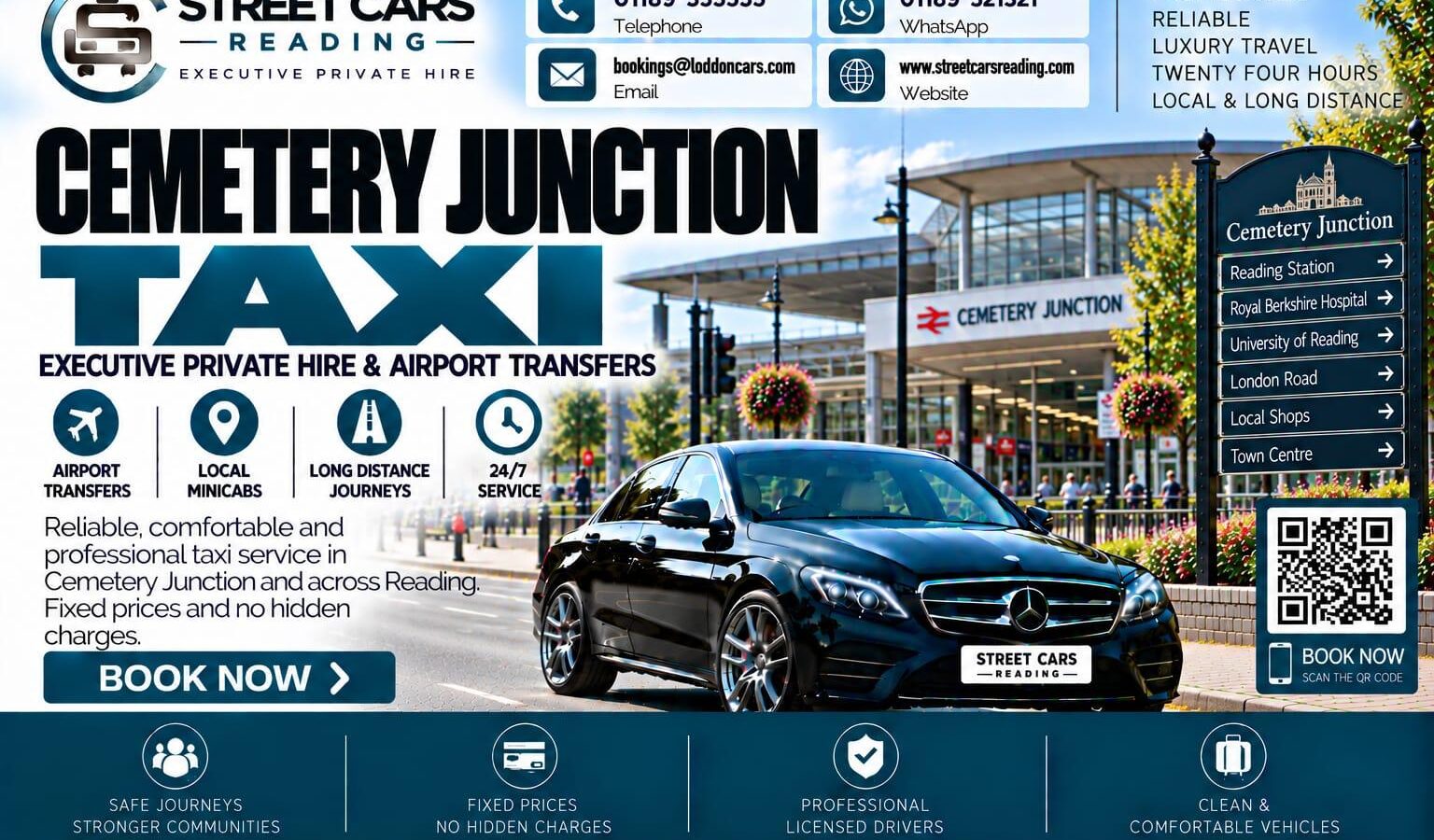 Cemetery Junction Taxi Street Cars Reading