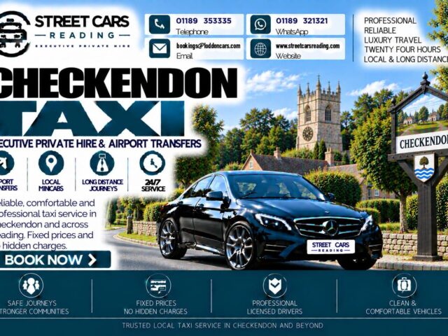 Checkendon Taxi Street Cars Reading