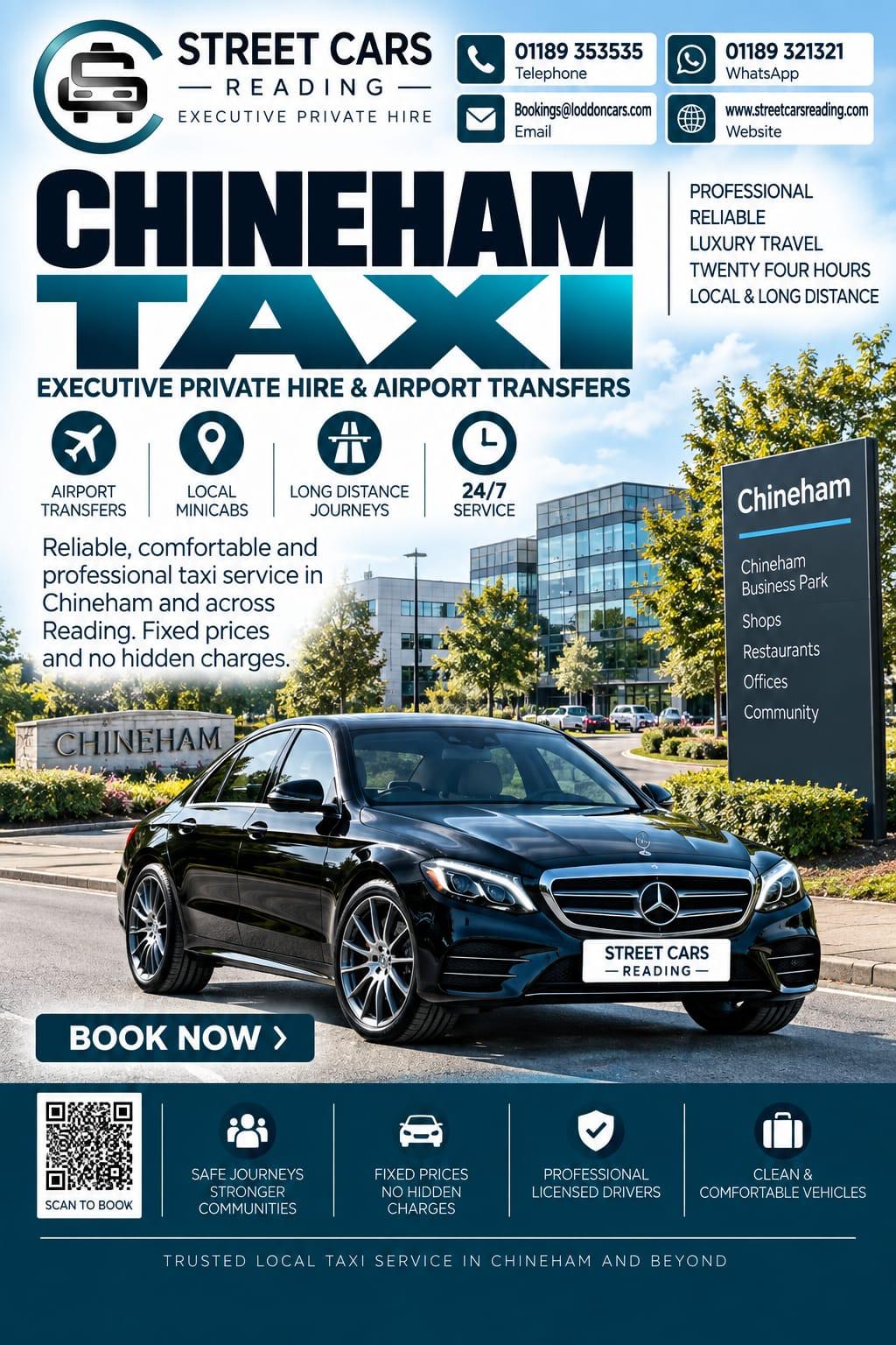 Chineham taxi service in Basingstoke