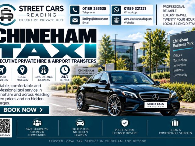 Chineham Taxi Street Cars Reading