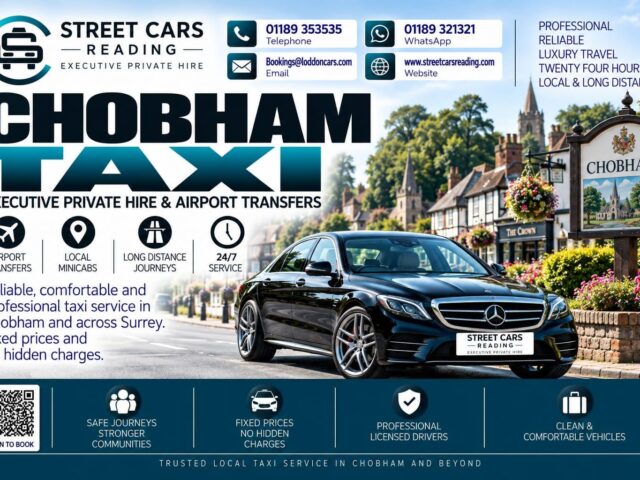 Chobham Taxi Street Cars Reading