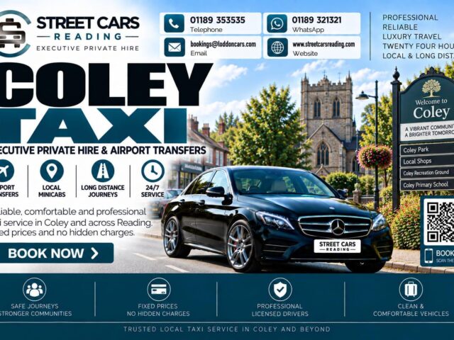 Coley Taxi Street Cars Reading