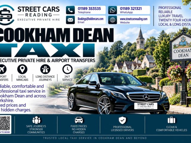 Cookham Dean Taxi Street Cars Reading