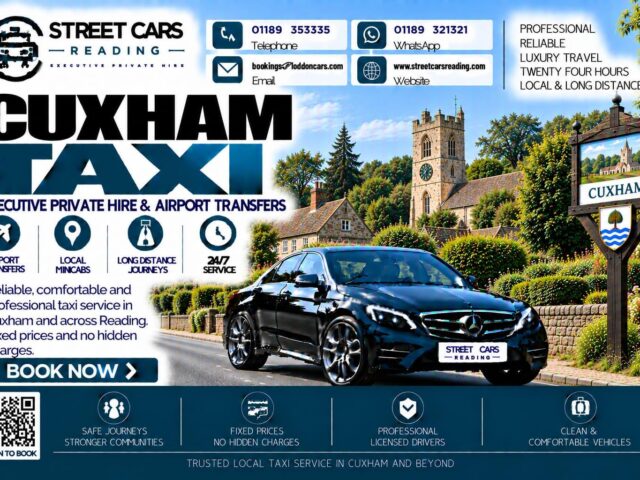 Cuxham Taxi Street Cars Reading
