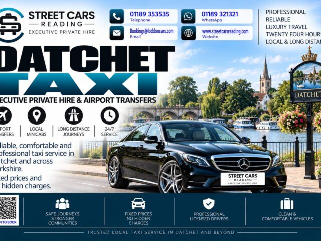 Datchet Taxi Street Cars Reading