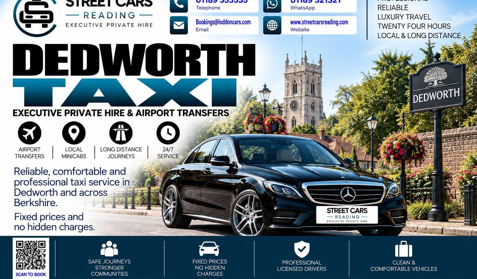 Dedworth Taxi Street Cars Reading