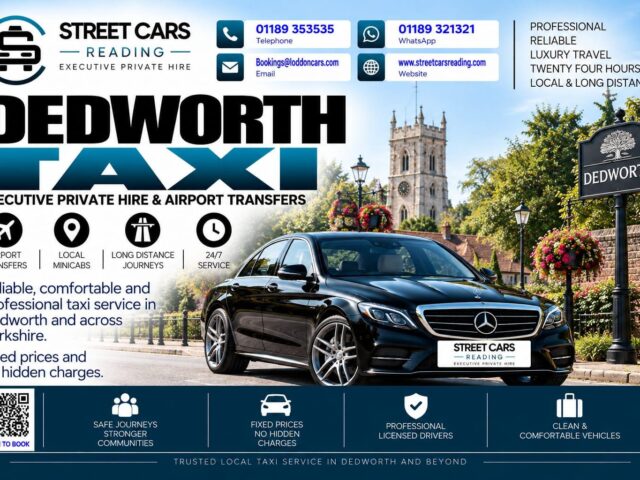 Dedworth Taxi Street Cars Reading