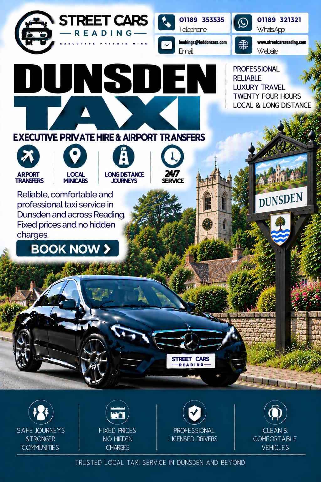 Dunsden taxi service near Reading