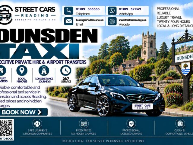 Dunsden Taxi Street Cars Reading