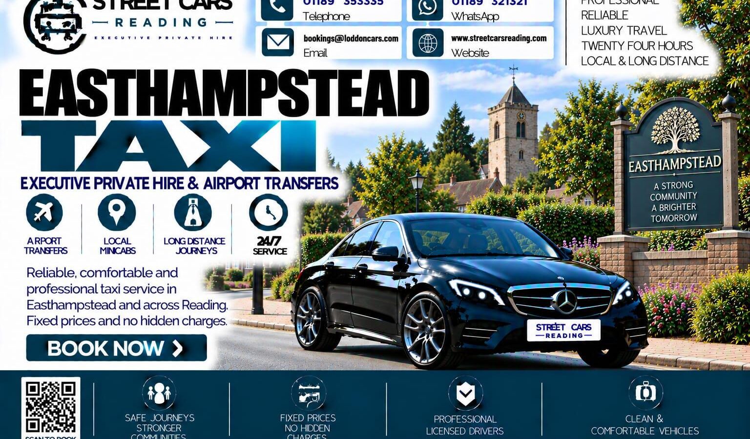 Easthampstead Taxi Street Cars Reading