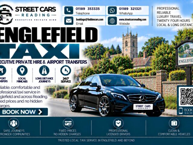 Englefield Taxi Street Cars Reading