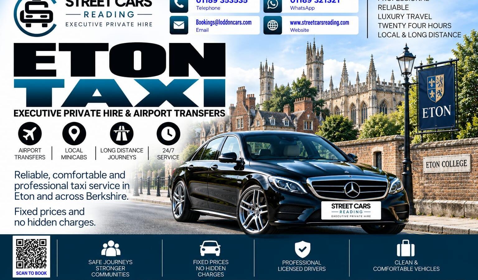 Eton Taxi Street Cars Reading