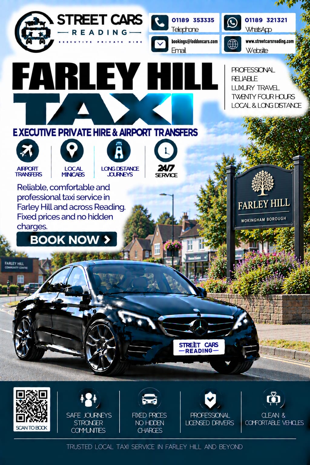 Farley Hill taxi service in Berkshire