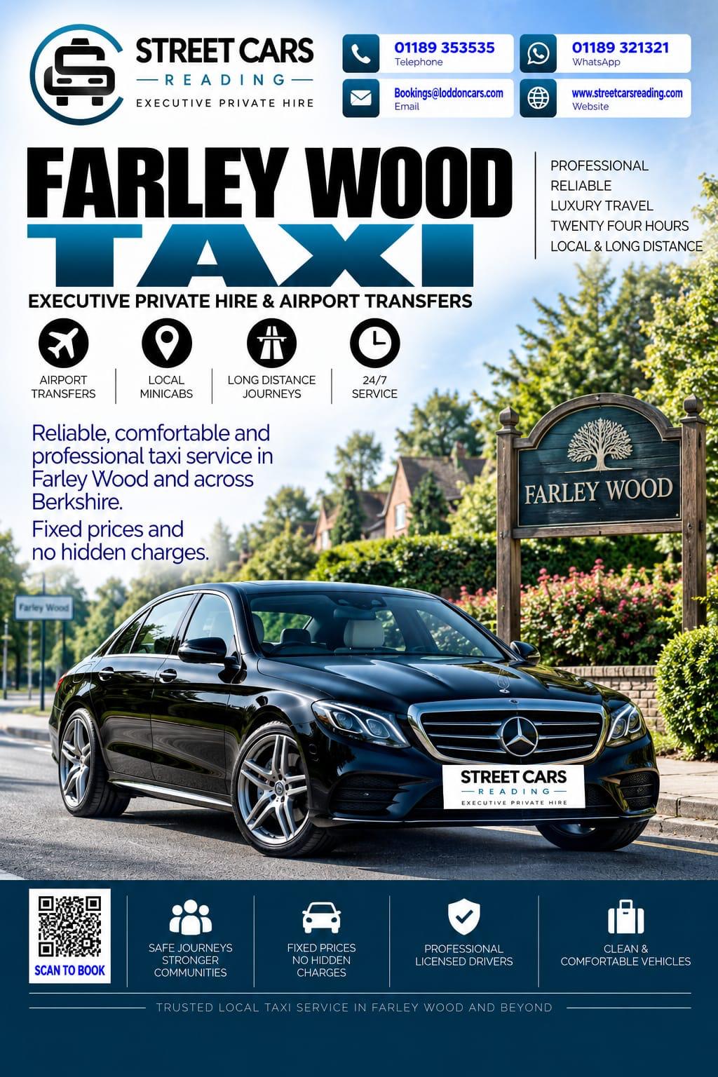 Farley Wood taxi service near Bracknell