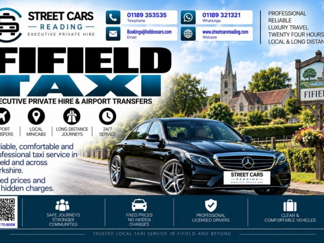 Fifield Taxi Street Cars Reading