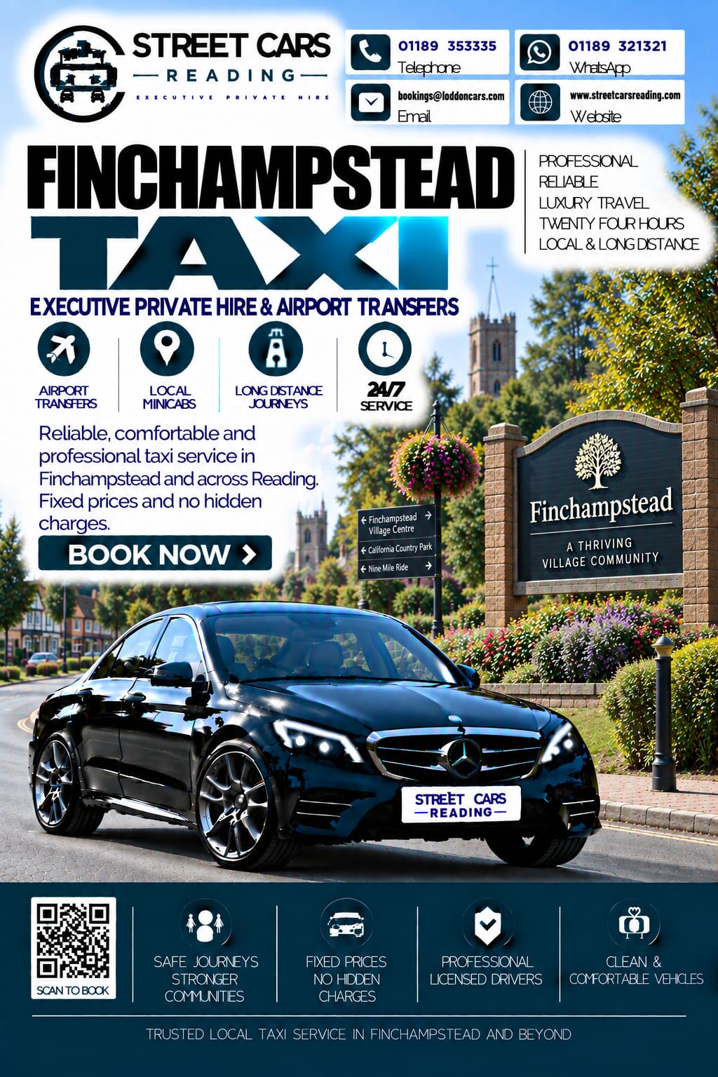 Finchampstead taxi service in Berkshire