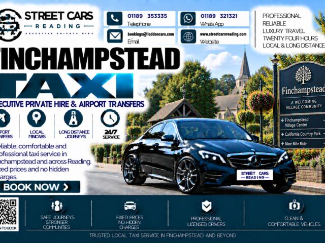 Finchampstead Taxi Street Cars Reading