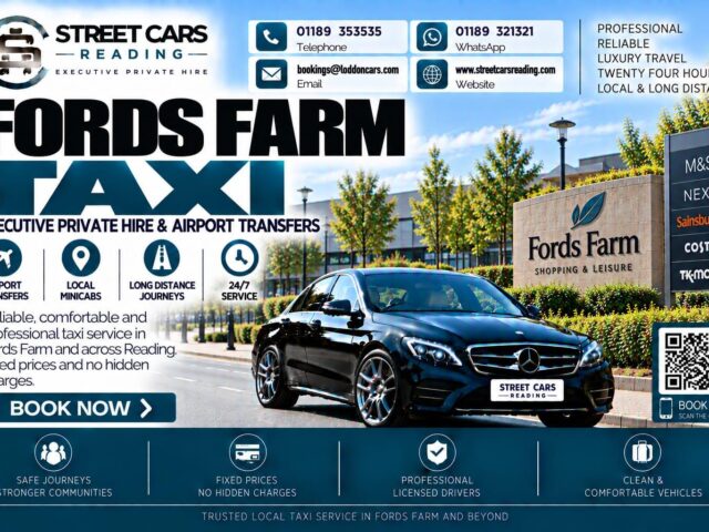 Fords Farm Taxi Street Cars Reading