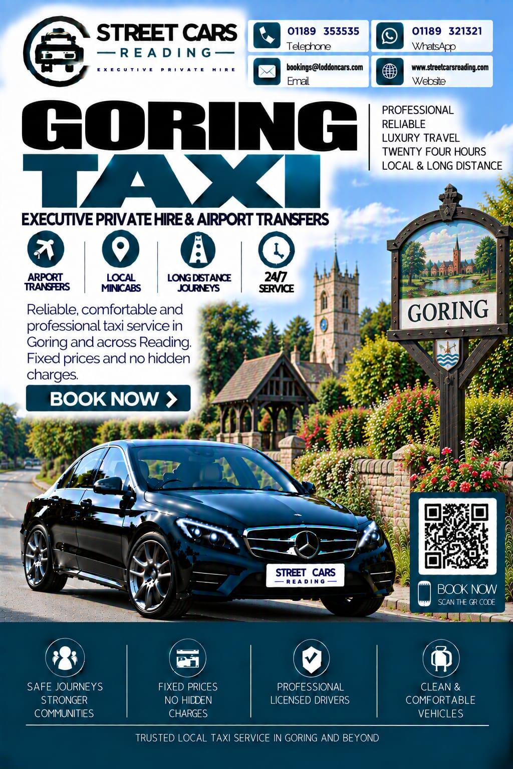 Goring taxi service near Reading