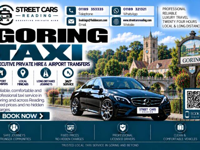 Goring Taxi Street Cars Reading