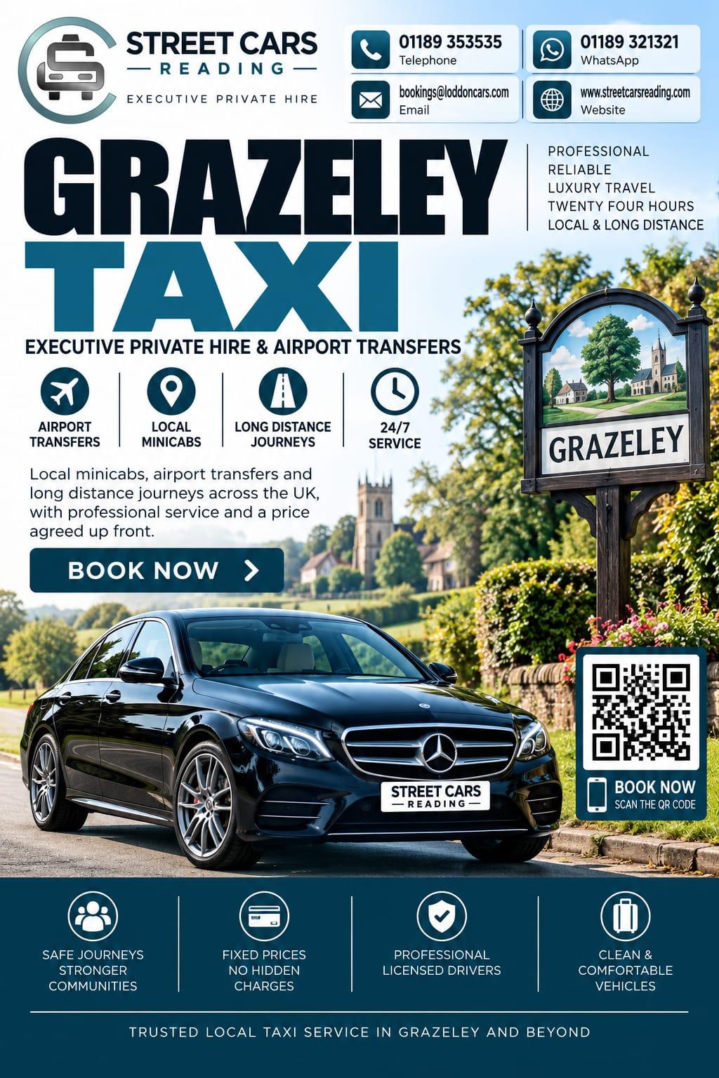 Grazeley taxi service in Berkshire