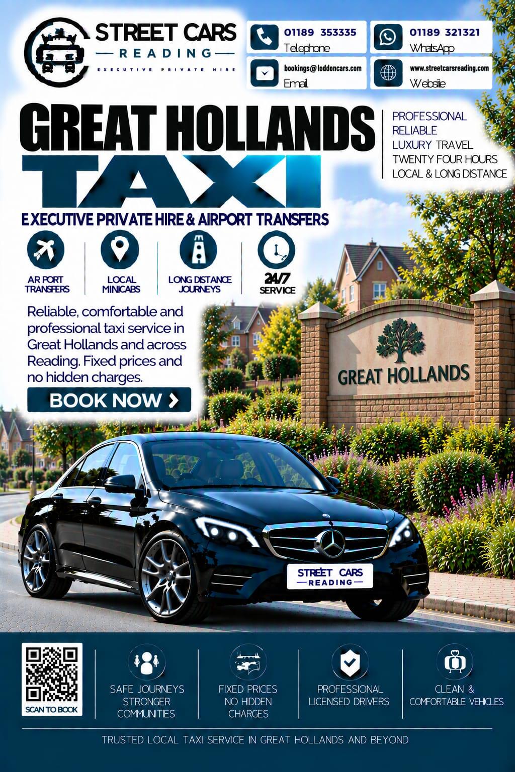 Great Hollands taxi service in Bracknell