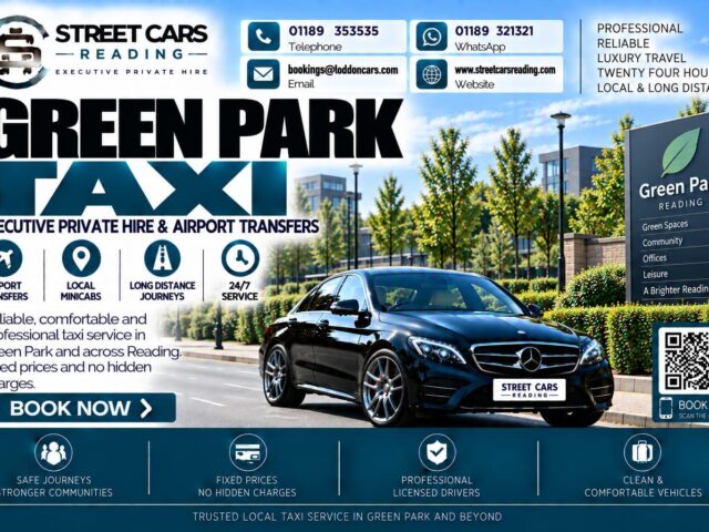 Green Park Taxi Street Cars Reading