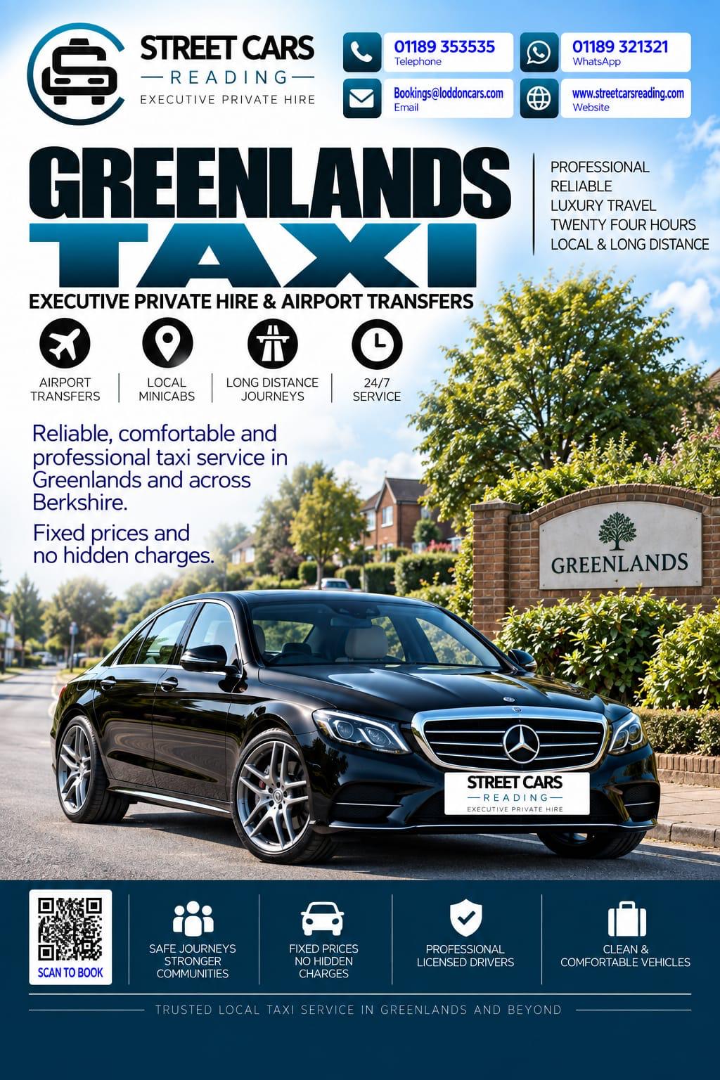 Greenlands taxi service near Henley-on-Thames