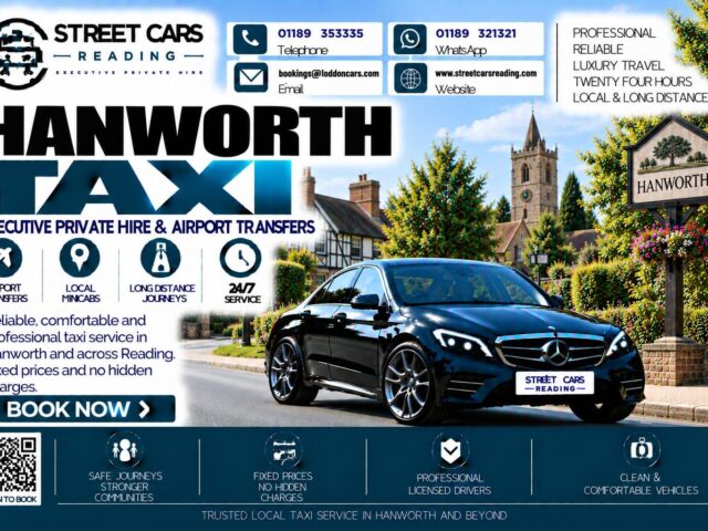 Hanworth Taxi Street Cars Reading